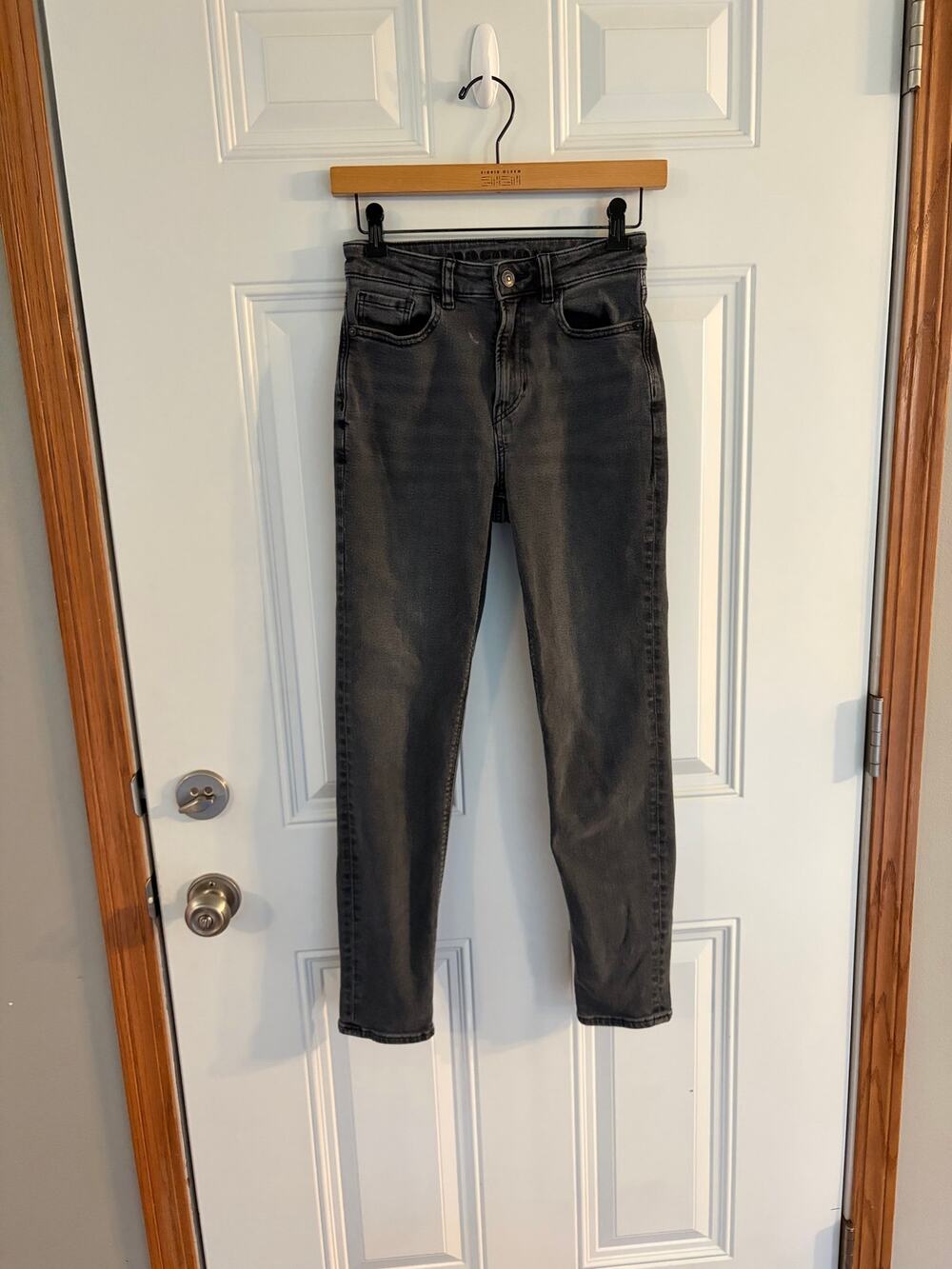 American Eagle Mom Jeans Size 00 Regular High Rise Stretch